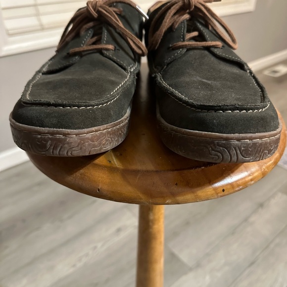 Clarks Hodson Moc Olive Suede Men's Size 10 - Picture 3 of 9